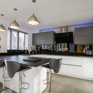Design ideas for a medium sized modern home in Manchester.
