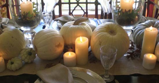 Hurricanes Turn Candles Into Elegant Fall and Winter Décor