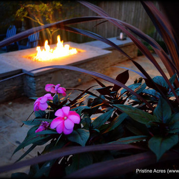 Arlington Permeable Driveway & Backyard Firepit