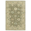 SEVILLE Driftwood Hand-Tufted Wool and Silkette Area Rug, Green, 2'x3'