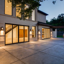 outside