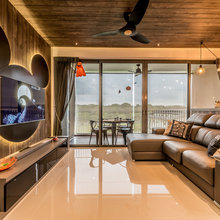 Room of the Day: Familar Silhouette Animates a Living Area