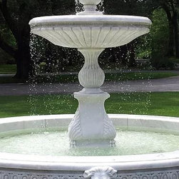 Marble Garden Fountain - Outdoor Fountains And Ponds
