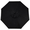 StarLux Umbrella, Black, Regular Height
