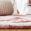 Safavieh Abstract Collection, ABT851 Rug, Red/Ivory, 5'x8'