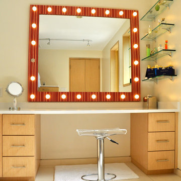 Make-up & hair station