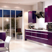 purple kitchens