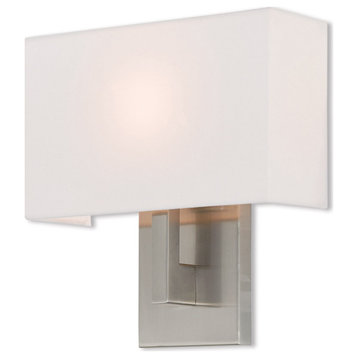 Hayworth 1 Light Wall Sconce, Brushed Nickel, 11"