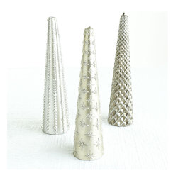 GLISTENING TREE CANDLES &ndash; SMALL - NEW - Candles