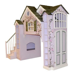 Playhouse Loft Bed w/ Armoire & Bookcase - Products