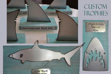 Custom Trophies and Plaques - Personalized Awards - Swim Team trophies - Racing