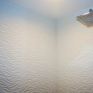 Master Bathroom with Custom Elmwood Cabinetry