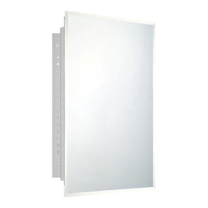 Kohler 15 W X 26 H 1 Door Medicine Cabinet W Mirrored Door Beveled Edges Contemporary Medicine Cabinets By The Stock Market