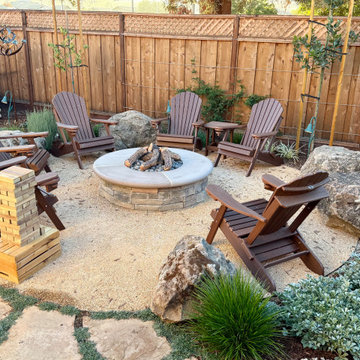 Fire pit sitting areas