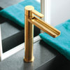 Luxury Waterfall Bathroom Faucet, Brushed Gold