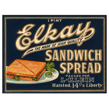 "Elkay Sandwich Spread" Digital Paper Print by Retrolabel, 24"x19"