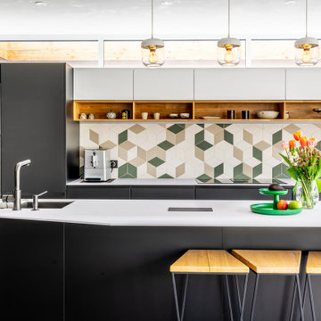 Guillaume & Stévan - Rénovation d'une cuisine dans un style contemporain
