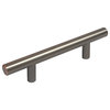 Oil Rubbed Bronze Solid Steel Bar Pull, 3"-76mm