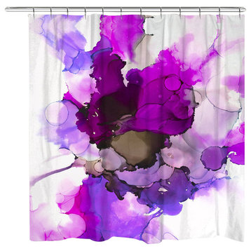 Radiant Jewel Tones Shower Curtain