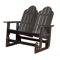 Classic Adirondack Glider - Outdoor Gliders