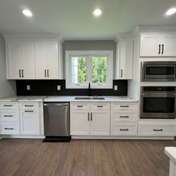Kitchen Sink and Appliance Wall | Addition to Split Level Teaneck NJ