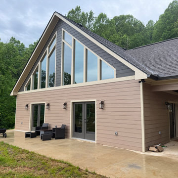 Patio Roof Addition for A-Frame Mountain Home