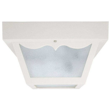 Capital Lighting 2-LT Outdoor Poly Ceiling Light 9239WH - White