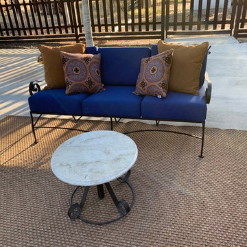 Sunbrella bistro set cushions and pillows