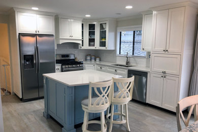 Inspiration for a coastal kitchen remodel in Seattle