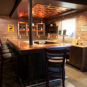 North Ann Arbor Basement Remodel: Home Brewpub