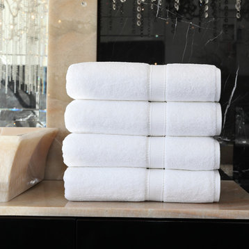 Terry Bath Towels, Set of 4