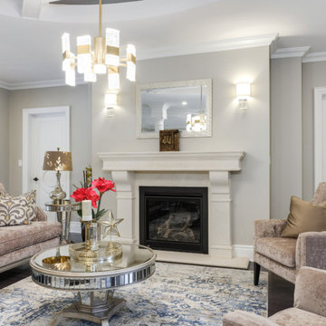 Hedley Way Custom Home - Living Room