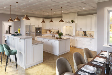 Example of a kitchen design in Atlanta