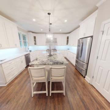 Vinings Georgia staged home renovation