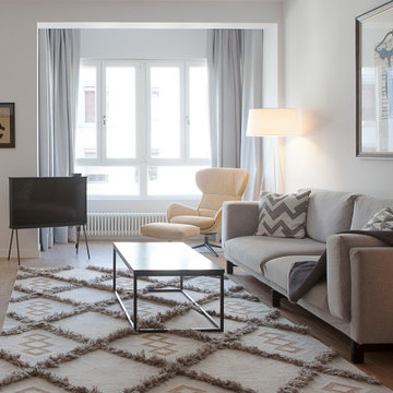 Living room modernization in San Sebastian, Spain, with Tripod
