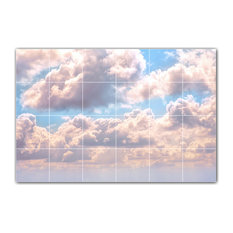 Clouds Ceramic Tile Wall Mural HZ500369-64M. 36" x 24"