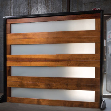 Wood Contemporary Garage Doors