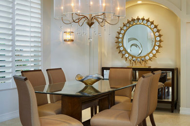 Set the Mood to Stunning in Your Dining Room w/ Polywood Plantation Shutters