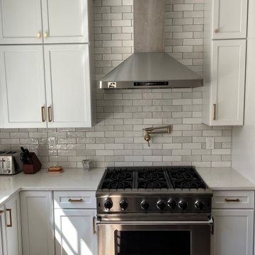Kraftmaid Grandview Dove and Midnight