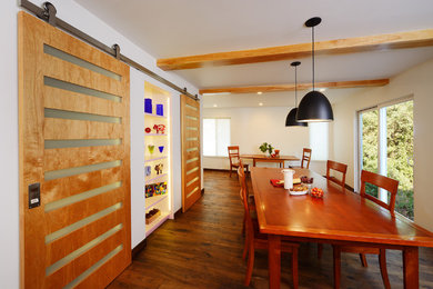 Transitional dining room photo in Other
