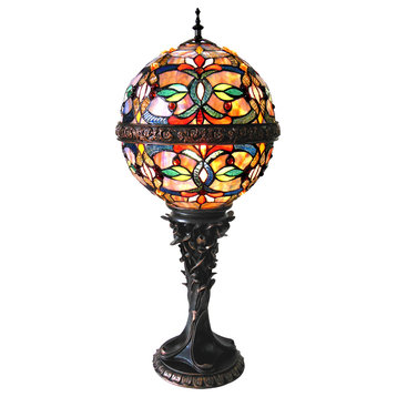 Charlize 1-Light Victorian Table Lamp 11"