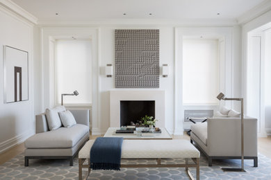 Inspiration for a transitional living room remodel in San Francisco