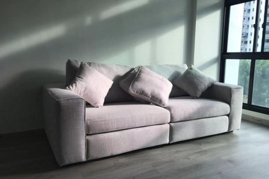 Coastal 220cm Grey Fabric Sofa | Apr 24