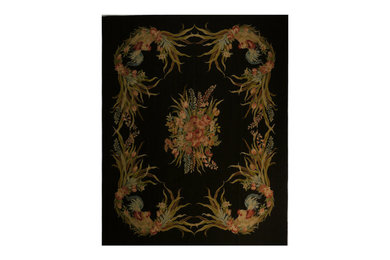 Black Something To Crow About Abusson Rug