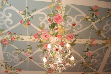 Kids' room - shabby-chic style kids' room idea in Denver