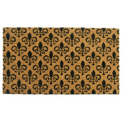 Rubber-Cal Country Oversized Front Door Mat Kit - 24 x 57 - 2 Door Mats - Brown