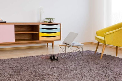 Inspiration for an eclectic living room remodel in Other