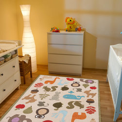 Critters Rugs by Momeni in Ivory - Rugs