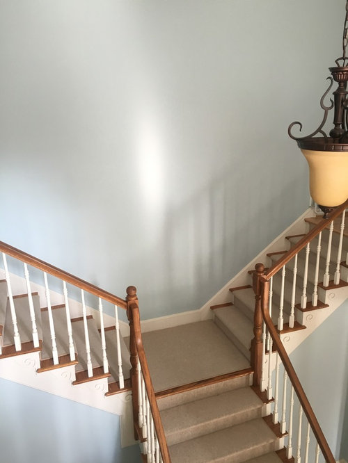 How to decorate stairwell wall?