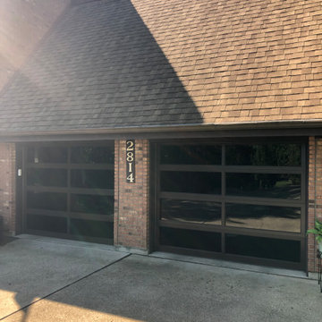 Aluminum Door with Tinted Glass